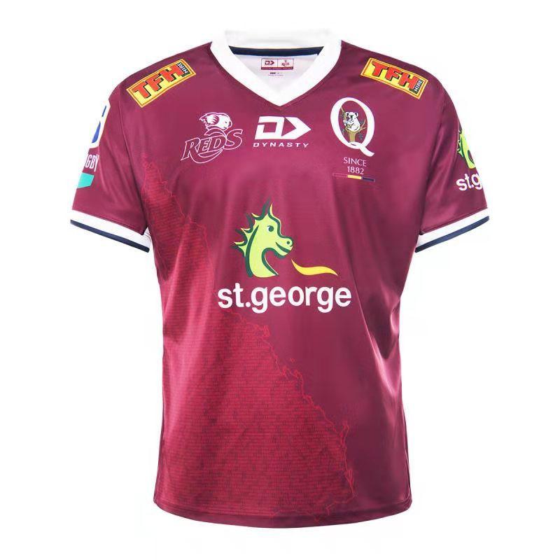 Men Women Rugby Jersey Glasgow Warriors Queensland Panthers Papii Hungary Barina Sports T-Shirt Breathable Quick Dry