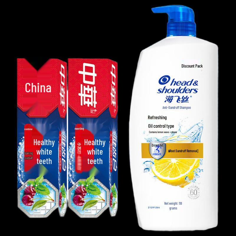 Zhonghua Oral & Hair Care Refreshing Set