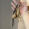 Yogodlns Woven Ball Mini Backpack Hanging Handbag Pendant Bag Pendant Bags Accessories