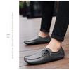 Men's Genuine Leather Driving Loafers - Wide Fit, Autumn/Winter Casual Korean Style