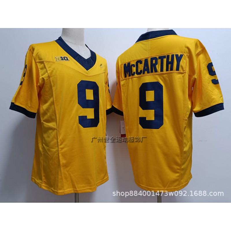 Michigan Wolverines College Football Jersey Mens Cotton Blend Embroidered Team Uniform Rugby Sports Fans