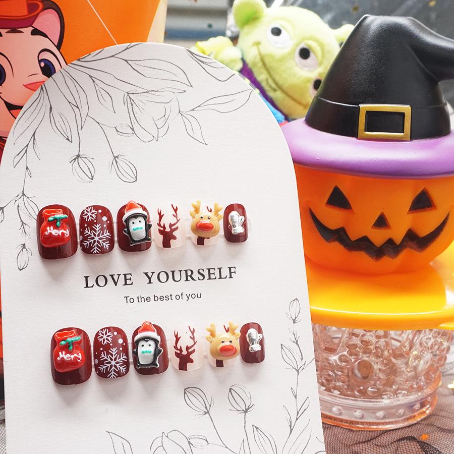 High-End Reusable Starry River Nail Art Stickers N534 [Glue Type]