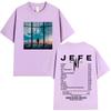Rapper Ninho Jefe Album 2025 Graphic T-shirt Unisexs Clothing Rock Gothic Pop Music Short Sleeve T Shirt Fashion Oversized T-shirts