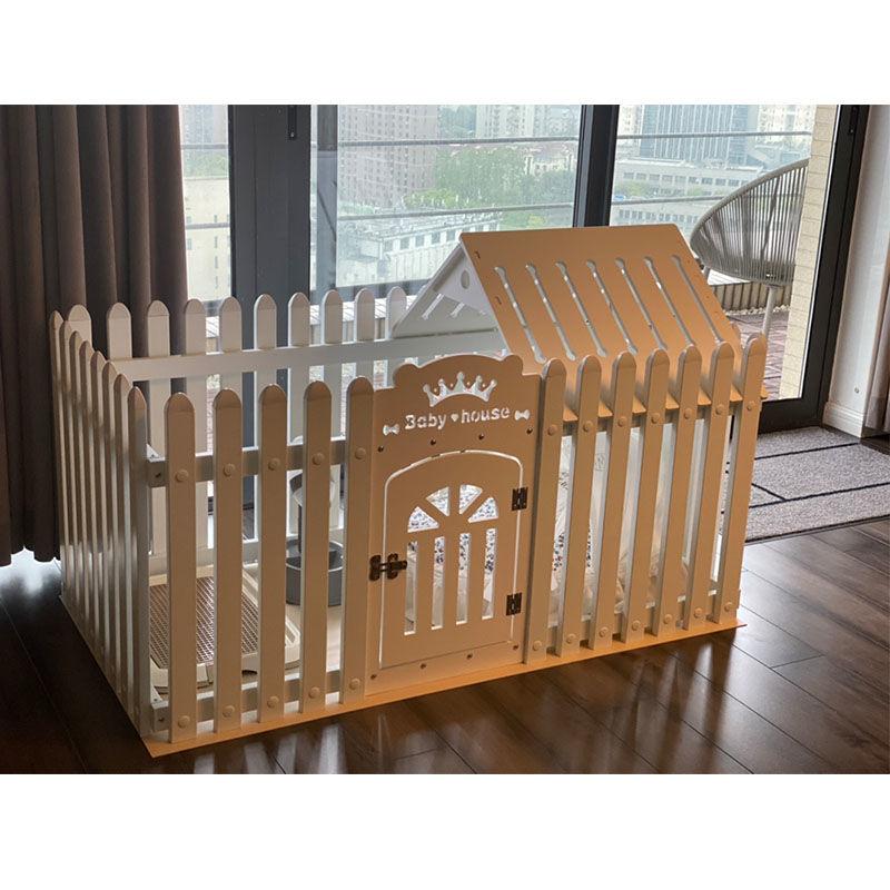 Pet Dog Villa Large HOUSE Plastic Fence Cage Dog House Pomeranian Bulldog Indoor Small Dog Fence