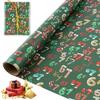 67 Christmas Wrapping Paper Funny 6 7 Meme Holiday Gift Wrap Santa Six Seven Festive Wrapping Paper for Teens Christmas Gift DIY Crafts