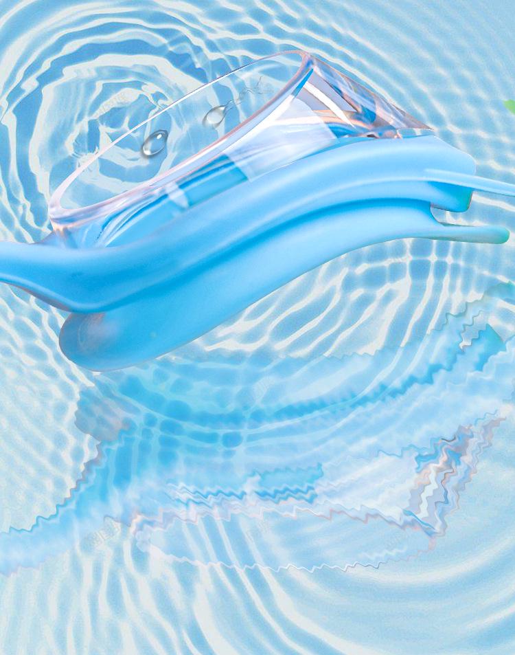Occhialini da nuoto in silicone anti-appannamento per bambini - Impermeabili, Attrezzatura da allenamento ad alta definizione per bambini