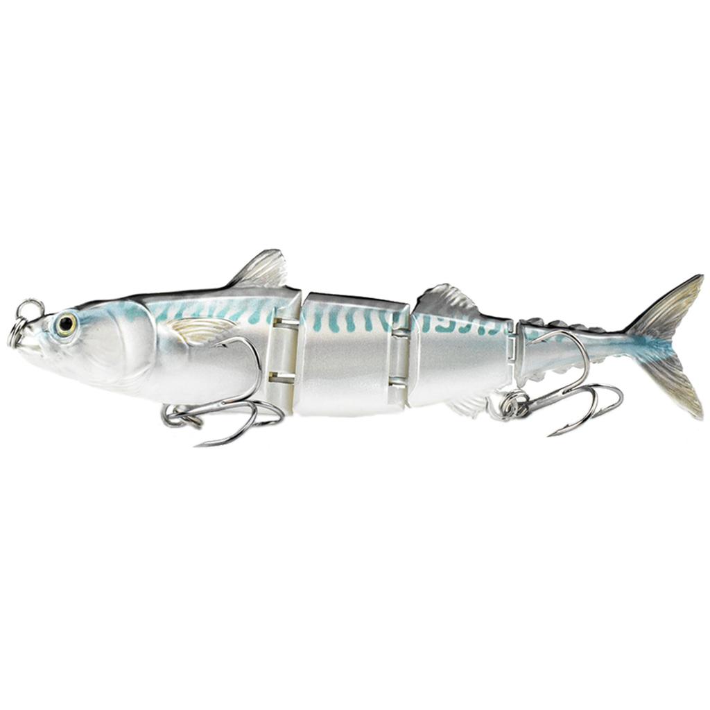 4-teilige Thunfisch-Köder Mehrgelenkige Swimbaits mit Haken Harte Gelenk-Bass-Angelköder Köder Simulierte Schwimmköder