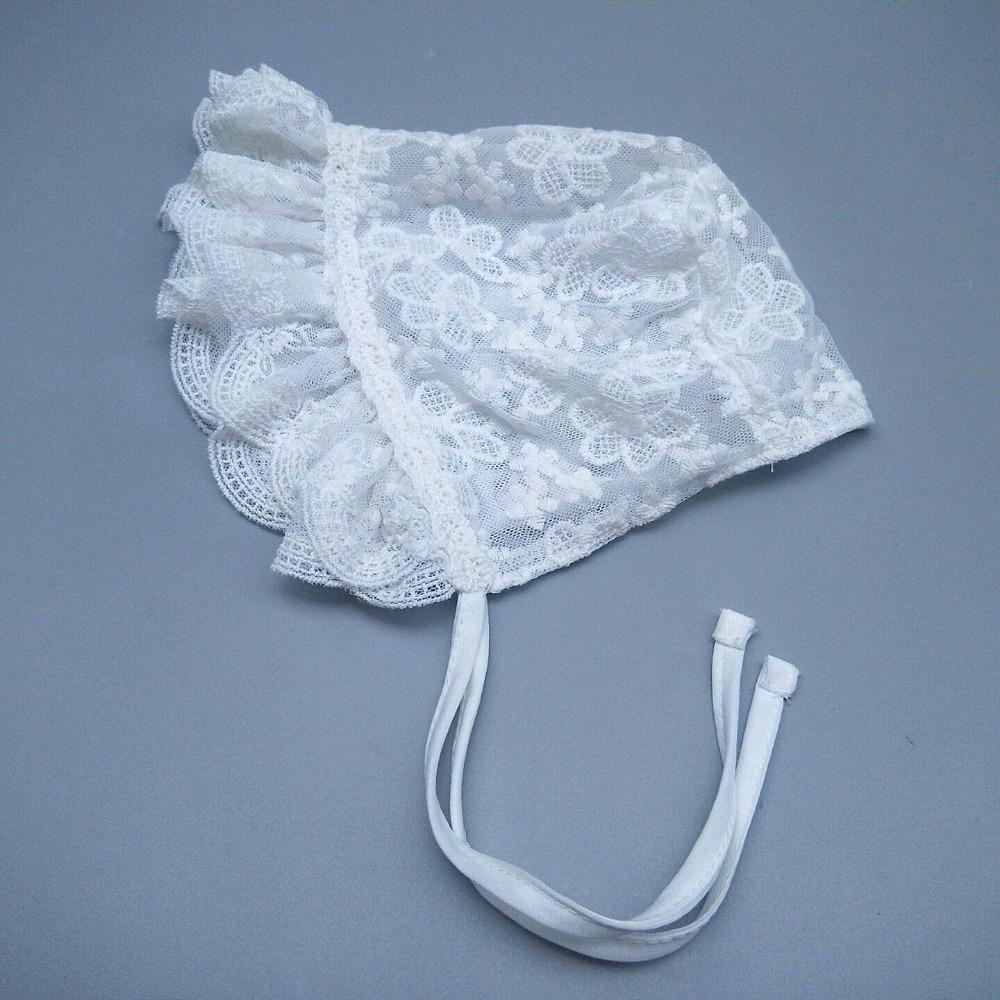 Flower Lace Ruffle Hat White Girl Sunhat Breathable Baby Lace Hat Kids