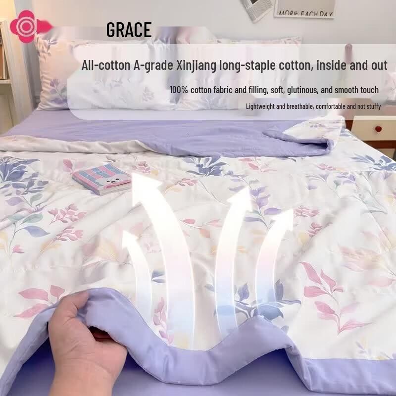 Grace 7A Antibacterial 100% Cotton Summer Quilt