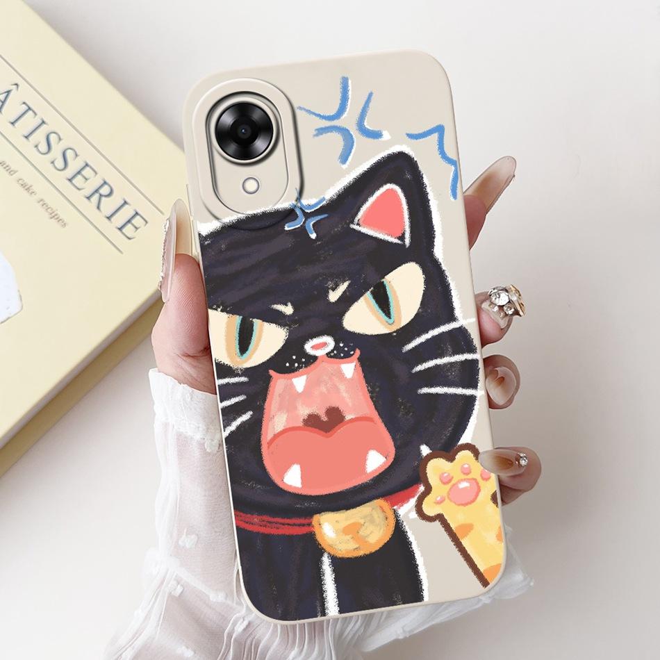 For OPPO A17k A17 2024 New Cute Cartoon Pattern Soft Silicone Case For Oppo A17 A 17 17k CPH2471 CPH2477 Protective Phone Cases