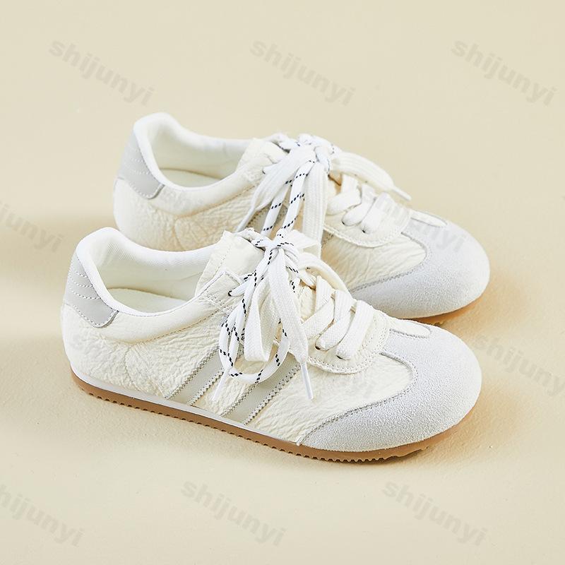Fashion Women's Casual Shoes Outdoor Running Vulcanized Shoes Comfortable Non-slip Lace-up 2025 Fashion Flats Sneakers Zapatos De Mujer