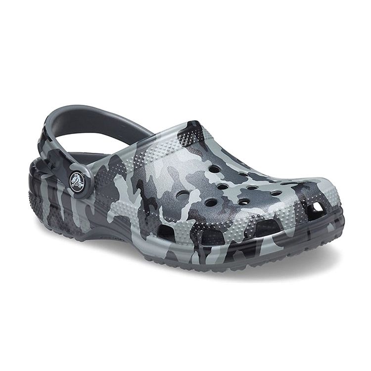 Crocs Klasyczne chodaki antypoślizgowe trwałe sandały sportowe sandały unisex czarno-szare 206454-0IE