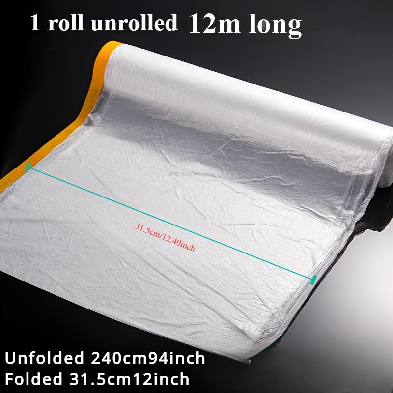 

1 рулон самоклеящейся маскировочной пленки для окраски распылением, пылезащитная защитная пленка для автомобилей, мебели, домашнего декора, создает чистый край для точной окраски 240cm590.55inch