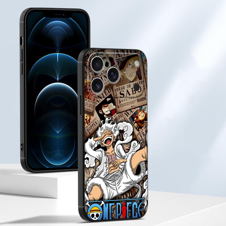 Anime OneS P-ieceS Pouzdro na telefon pro iPhone 17 Pro Max 7 8 12 11 SE 16 XS XR 14 15 Plus Air 13 Mini