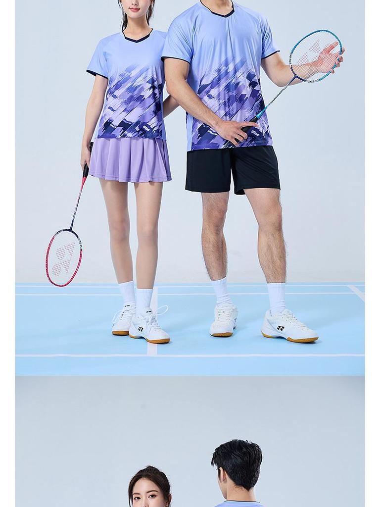 Quick-Dry Breathable Badminton & Volleyball Unisex Training Uniform Set with Printed Numbers