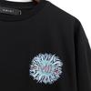 2208 Amiri 2025 Sommar Ny Herr- och Damkläder Lös Högkvalitativ Bomull Stor Storlek T-shirt Par T-shirt Solmönster Tryck