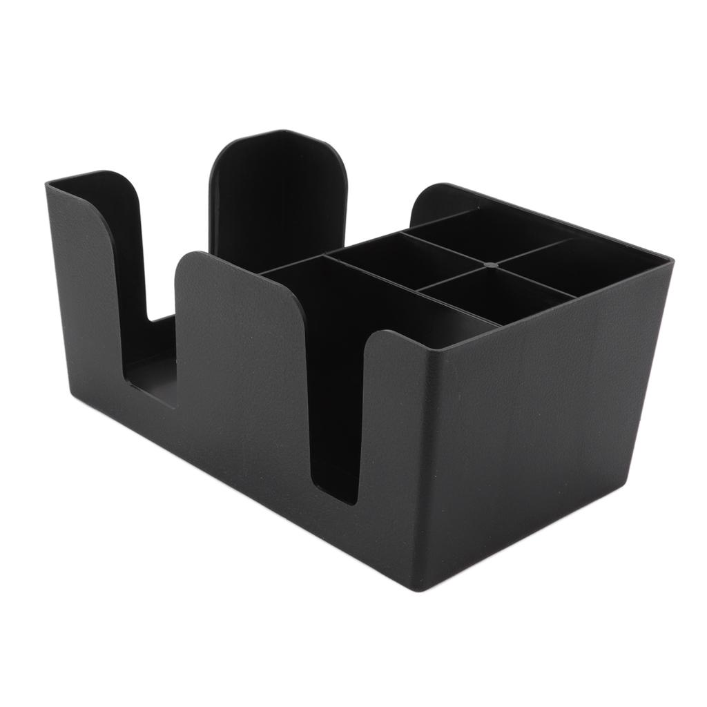 Coffee Station Organizer Multifunction Classification ABS Upright Coffee Condiment Organizer with 6