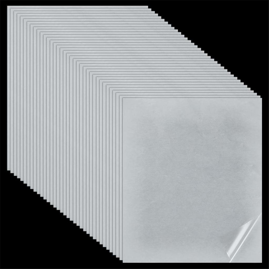 2025+ 36 PCS Iron on Double Sided Adhesive Sheets 9.8x11 Inch Hot Melt Adhesive Film Patch Magic Fabric Repair Iron-on Patch