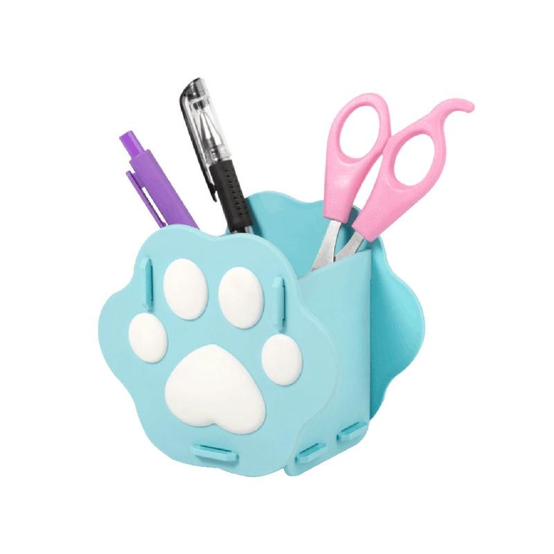 Pen Holder Stationery Holder Lovely Cat Paw-shaped Desk Pen Holder Large Capacity Home Desktop Organizer Office School Supply
