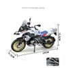 1/9 BMW R1250 GS ADV Alloy Racing Motorcycle Diecasts Street Sports Motorcycle Model Simulation with Light Collection Kids Toys Gift