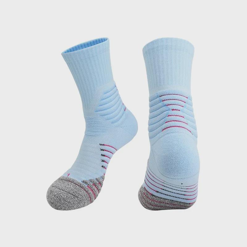 "Adult & Children's Long Tube Basketball Socks with Sweat-Absorbent Towel Bottom for Autumn & Winter"