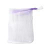 Foam Drawstring Bag Bubble Bath Foaming Mesh Bag Net Soap Pouch Soap Saver Bag Face Cleansing Tool