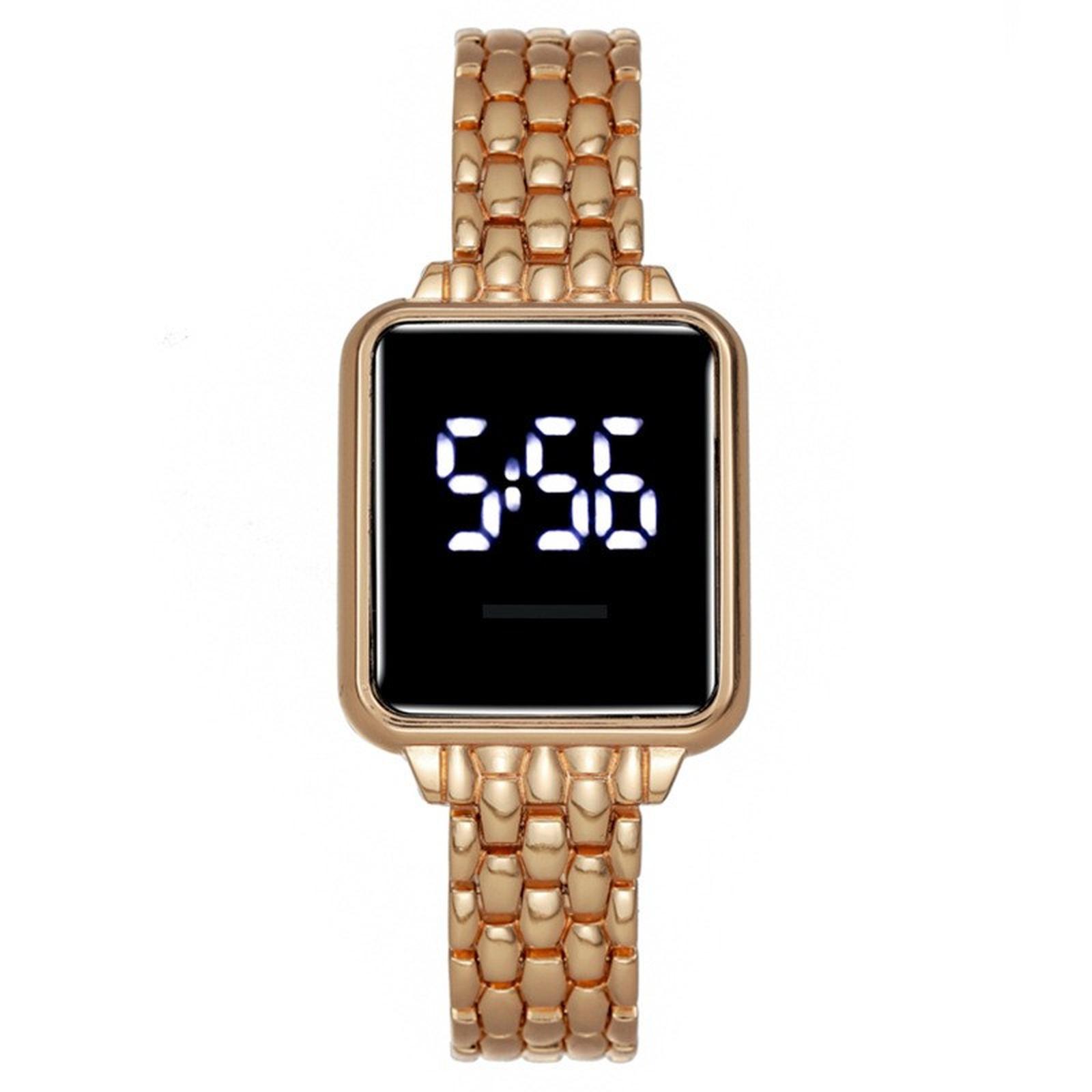 

Women Fashion Leather Watch One Size розового золота