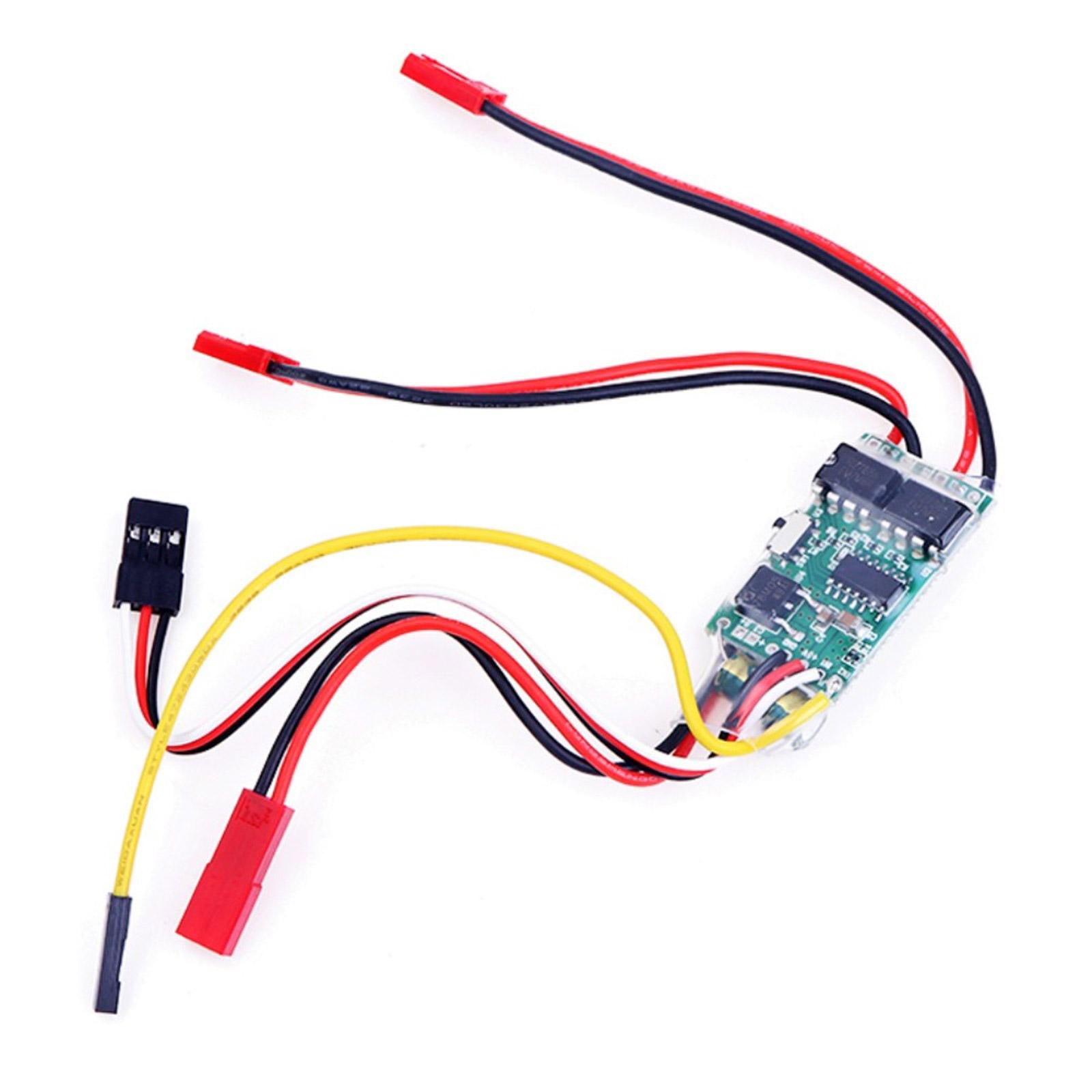 

Remote Control Sensorless Brushed Esc for Programming Motor Brushed Esc Car with Double Channel Bidirectional