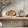 2PCS Acrylic Fan Display Stand, Clear Fan Display Holder Base Easel, Folding Fans Holder Easel, Japanese Chinese Hand Fan Stand, Fans Organizer for