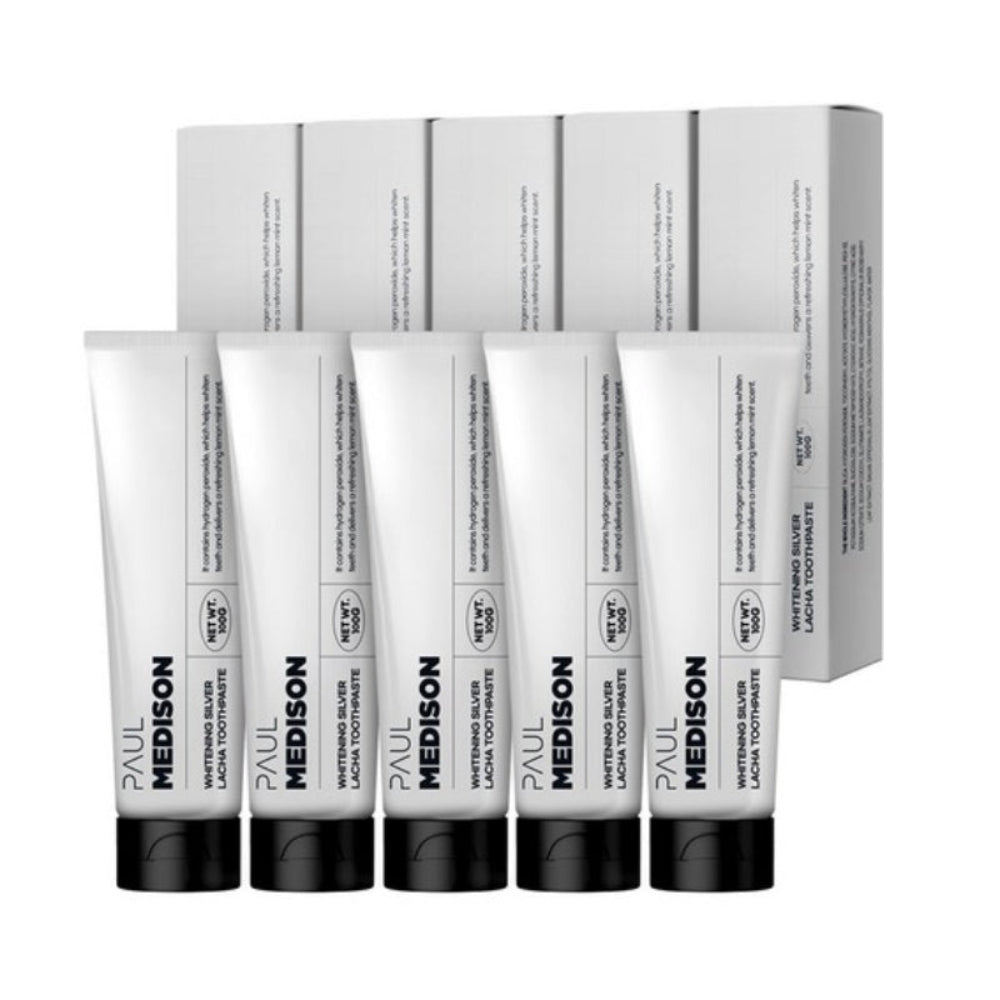 Paul Medison Whitening Silver Lacha Zahnpasta 100g*3Stück/5Stück