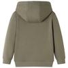 Bluza Dziecięca Z Kapturem, Khaki, 104