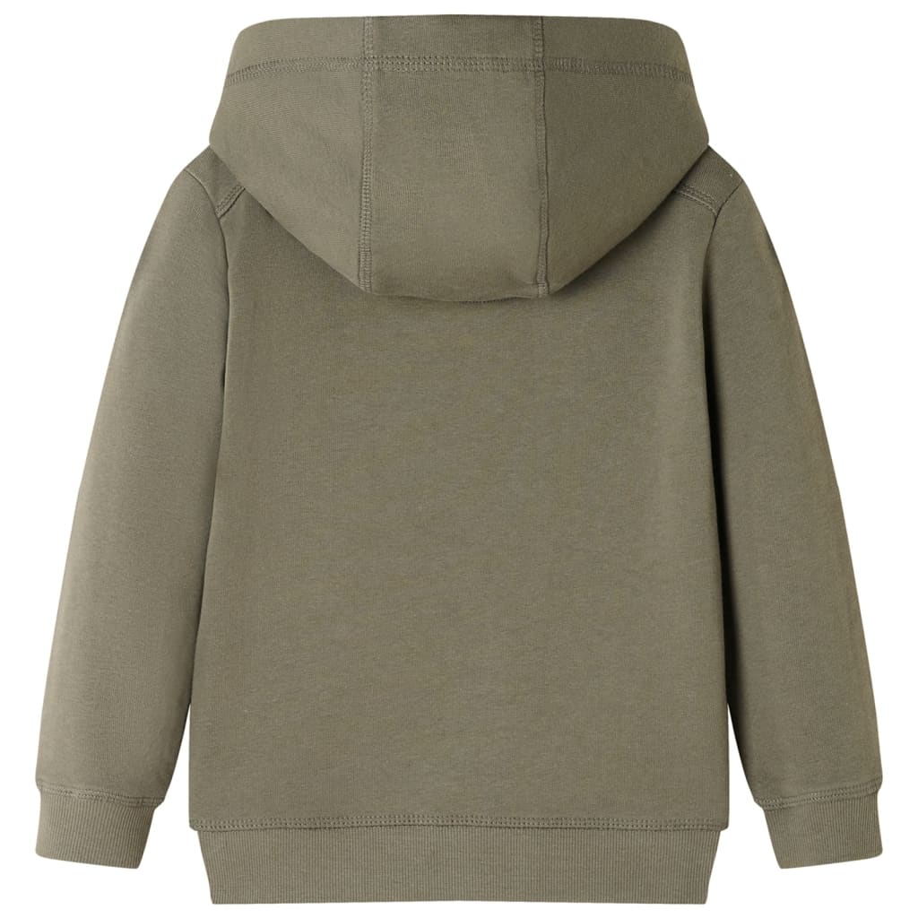 Bluza Dziecięca Z Kapturem, Khaki, 104