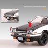 1/20 Movie Car INITIAL D Toyota AE86 Alloy Car Model Diecast & Toy Vehicles Metal Car Model Simulation Sound Light Toy Gift