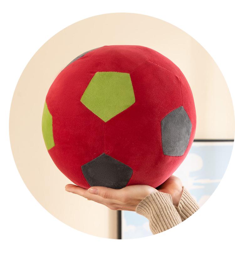 Kreative Fußball-Plüschpuppe: Stoffkissen mit Cartoon-Motiv für die Unterhaltung von Kindern und als Geburtstagsgeschenk