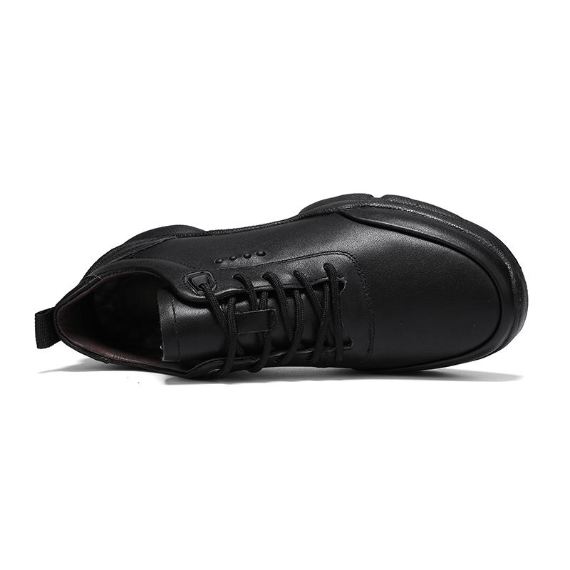 Genuine Leather Shoes Men Soft Soled Sneaker Lightweight Running Cowhide Casual Athletic Jogging Walking Sports Men Shoes