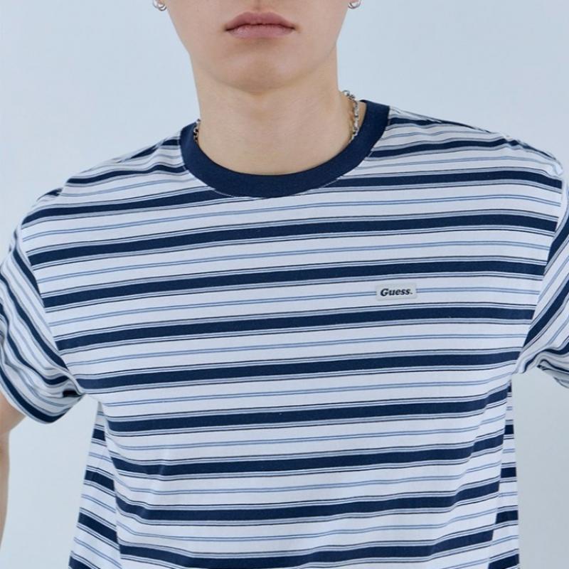 Guess Unisex STripe ShorT Sleeve T shirT Mq2k9430