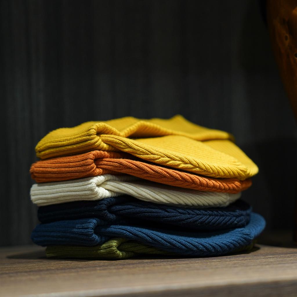 Bancheu Hdr Cotton Double Roll Watch Cap - Yellow