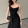 Premium Temperament Spice Girl Suspender Dress Women's Summer New Slim and Thin Inner with Small Black Long Skirt