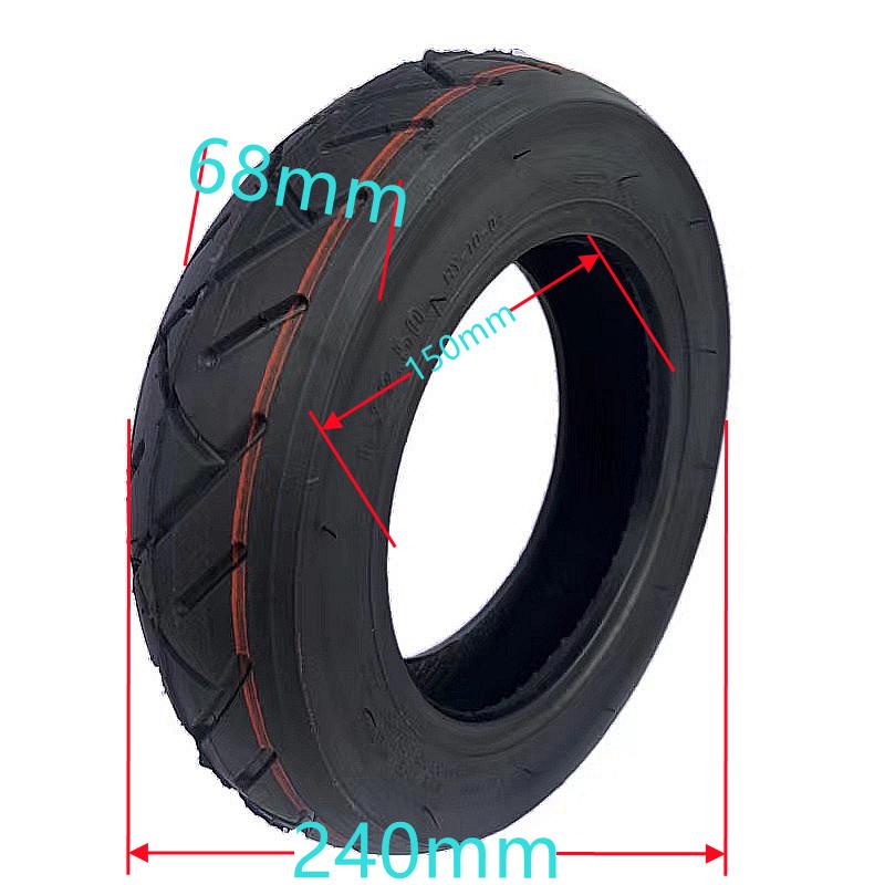 

10-дюймові шини для електричного самоката: 10x2.50 та 10x2.125 Зносостійкі Внутрішня та Зовнішня 10x2.50 inner tire