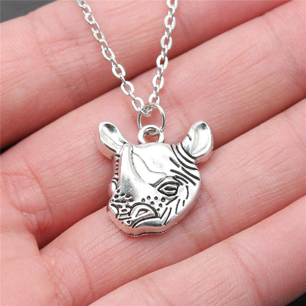 Pet Dog Cat Pendant Antique Bronze Metal Choker Necklace for Women New Arrival Gift