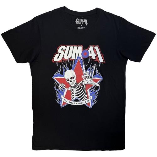 Sum 41 Unisex Adult All Killer No Filler Skeleton T-Shirt