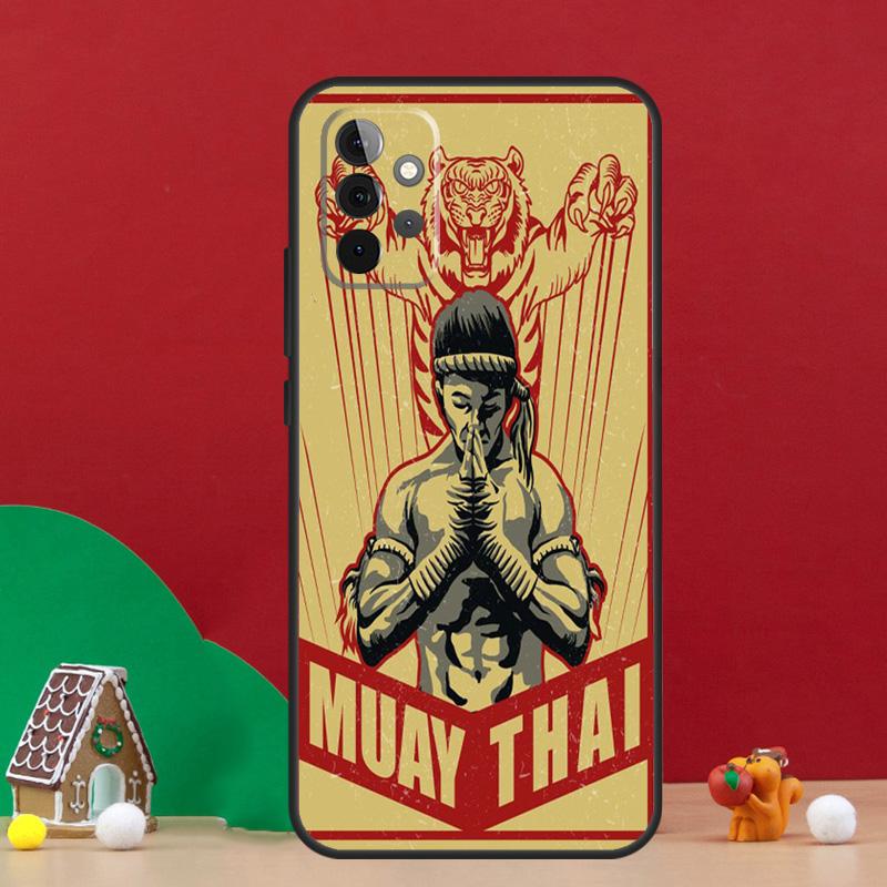 Muay Thai Kickboxing Fight Case For Samsung Galaxy A54 A06 A16 A26 A36 A56 A53 A32 A52 A33 A13 A55 A35 A15 A14 A34 A17