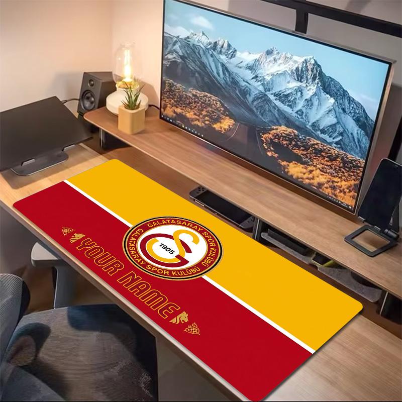 Galatasaray S.K Print Cushion Non-slip Laptop Tablet Big Mousepad XXL Mat Mini PC Playmat With Lock Edge