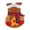 8pcs Christmas Tableware Holders Bag Party Gift Xmas Ornament for Table Home D0LD
