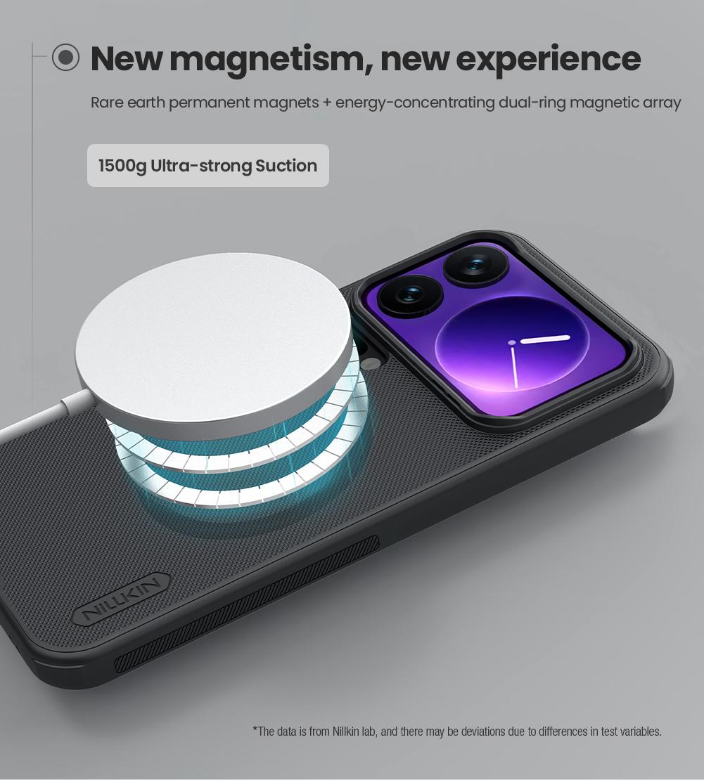 For Xiaomi 17 Pro Case NILLKIN Fitted Case Magnetic Super Frosted Shield Matte PC Cover For Xiaomi 17 Pro Xiaomi 17 pro