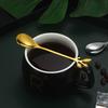 Stainless Steel Spoon And Cutlery Set, Coffee Spoon, Stirring Spoon, Cherry Blossom, Chrysanthemum, Rose, Heart-shaped Spoon