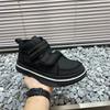 Large Cotton Shoes Non-slip Warm Velcro High-top Snow Boots Winter Velvet Thickened Bread Shoes Thick Sole Xk