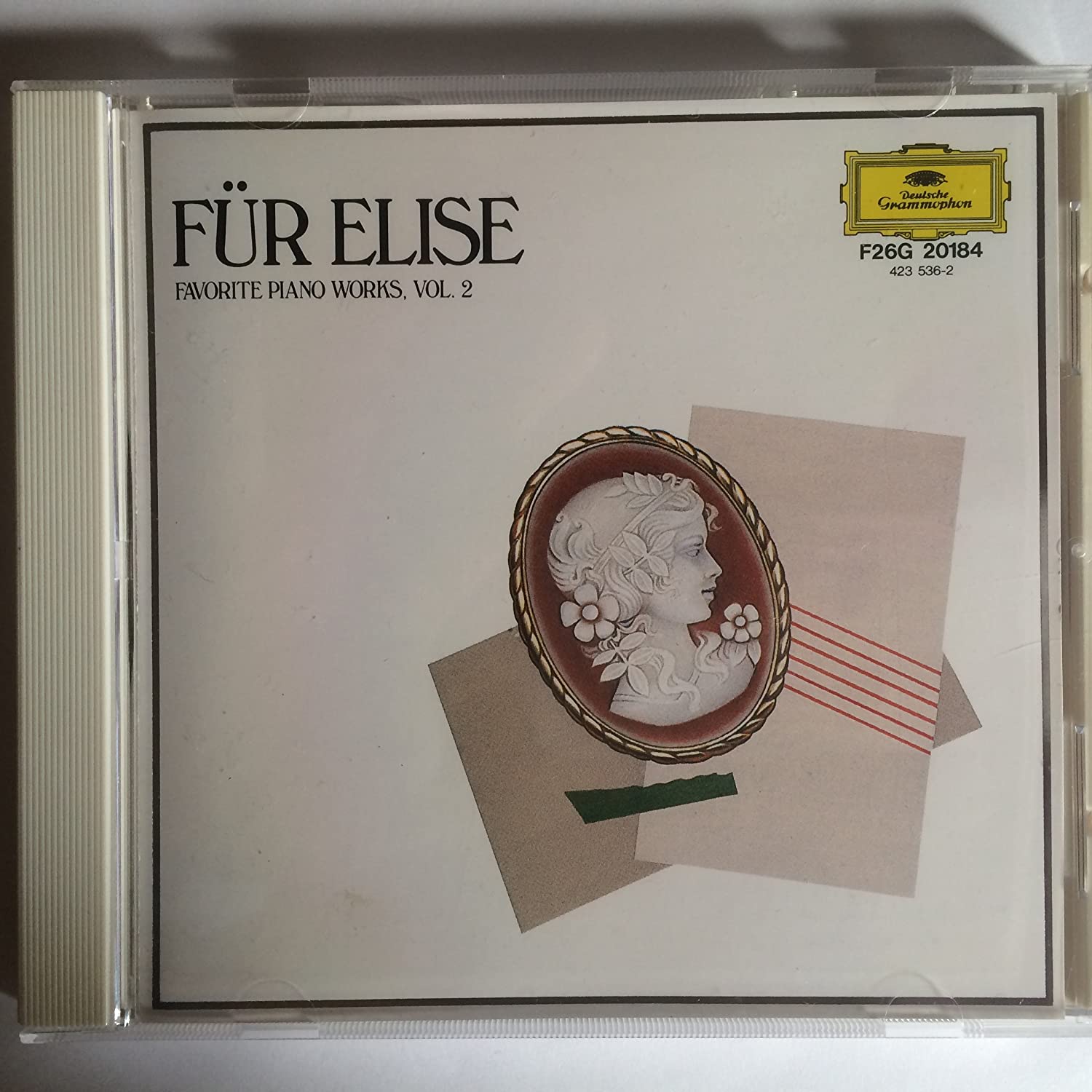 

CD BEETHOVEN - Piano masterpiece collection Vol. 2 F26G20184 Japan ObiClassical Used