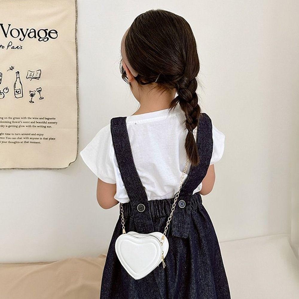 Mini Shoulder Bag Heart-shaped Small Bag Exquisite Handbags  Women Girls