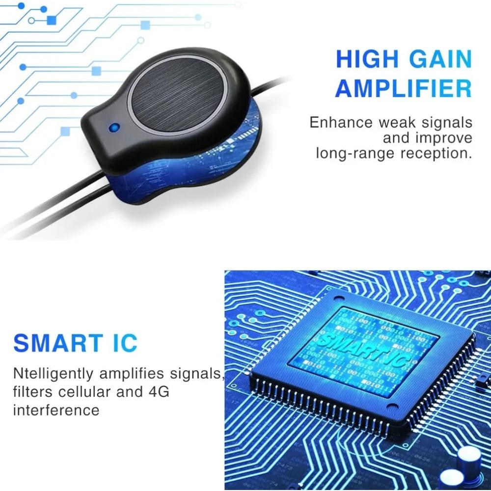 HDTV Digital Antenna for All Smart/Old TV with Amplifier Booster for Smart TV for Local Channels Indoor, Supports 4K 1080P DVB-T2